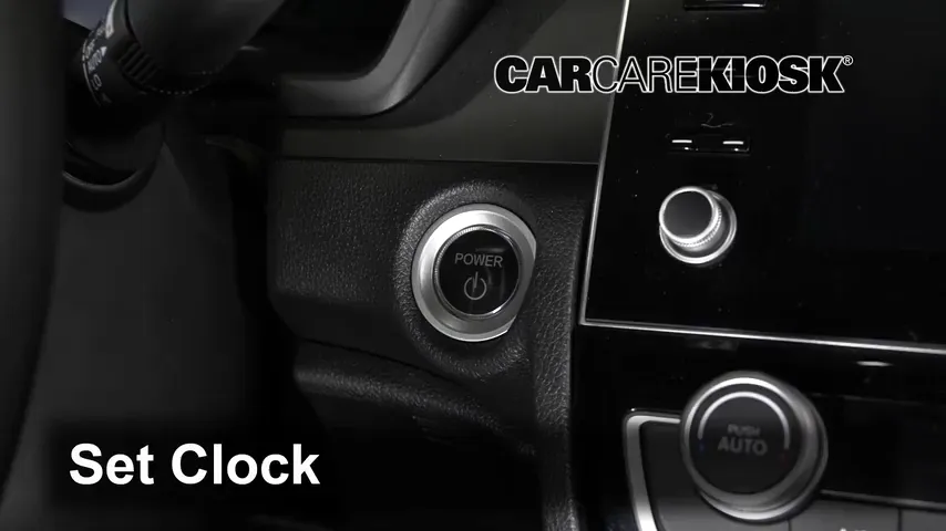 2019 Honda Insight Touring 1.5L 4 Cyl. Clock